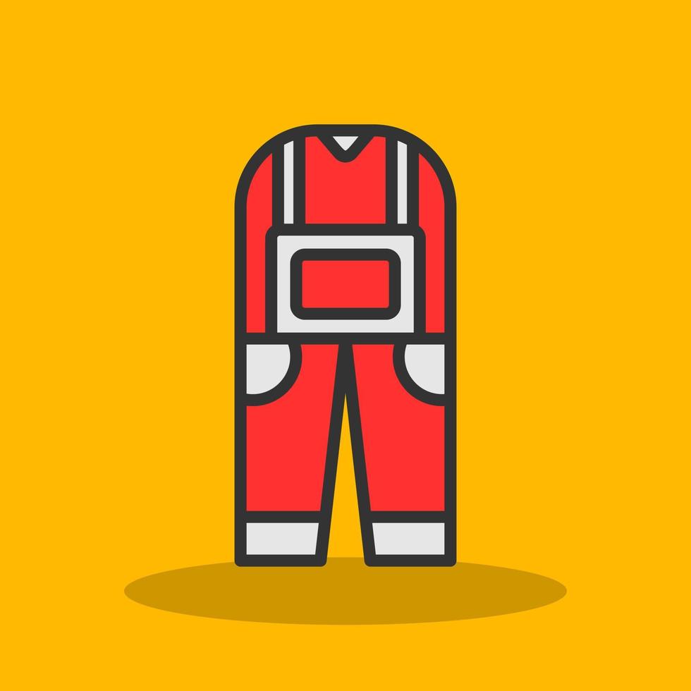 Coverall Vector Icon Design