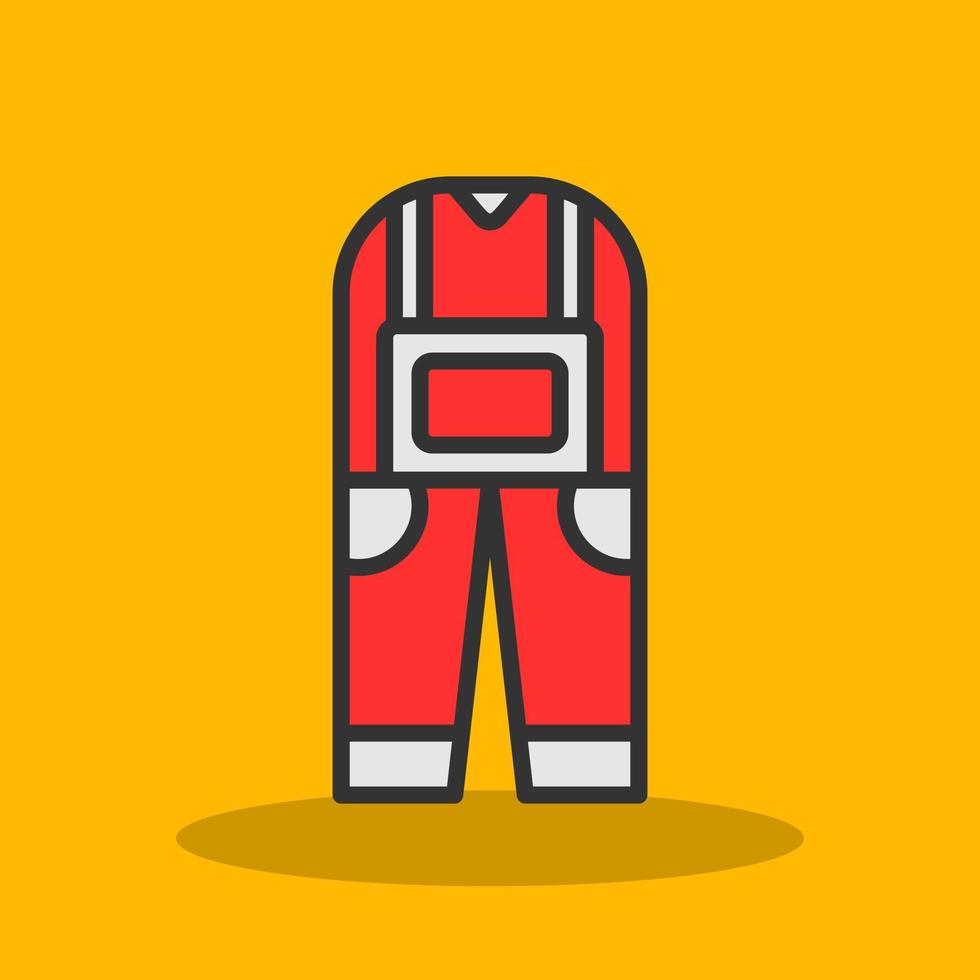 Coverall Vector Icon Design