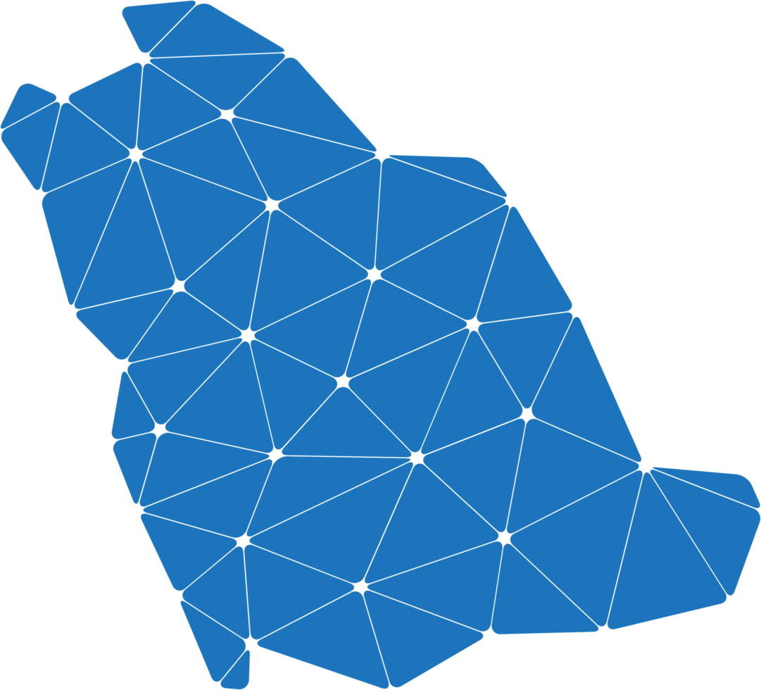 polygonal saudi arabia map. png