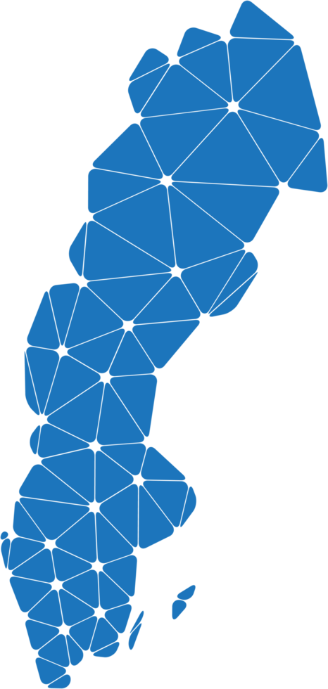 veelhoekige Zweden kaart. png