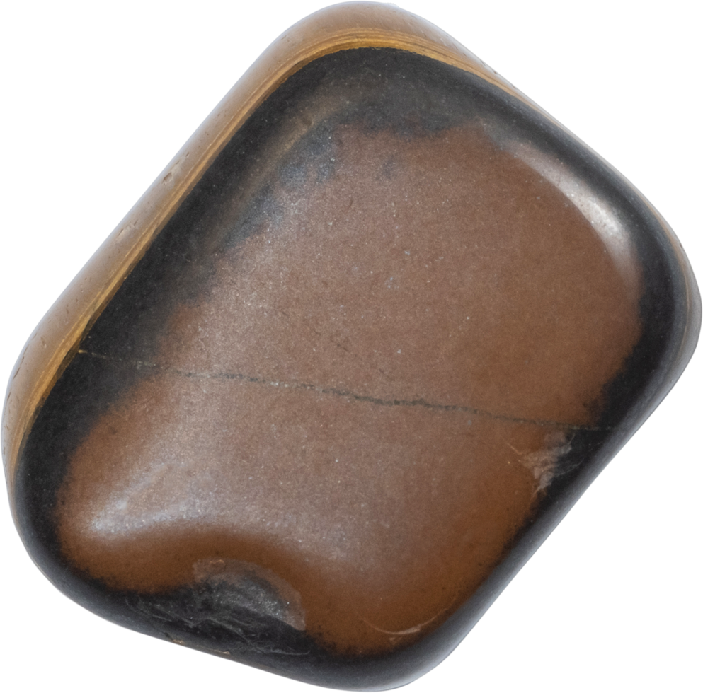 healing stone cut out on transparent background. png