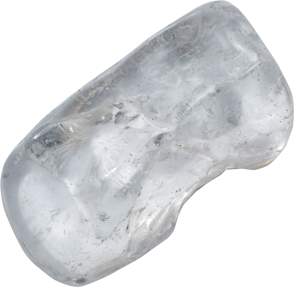 healing stone cut out on transparent background. png