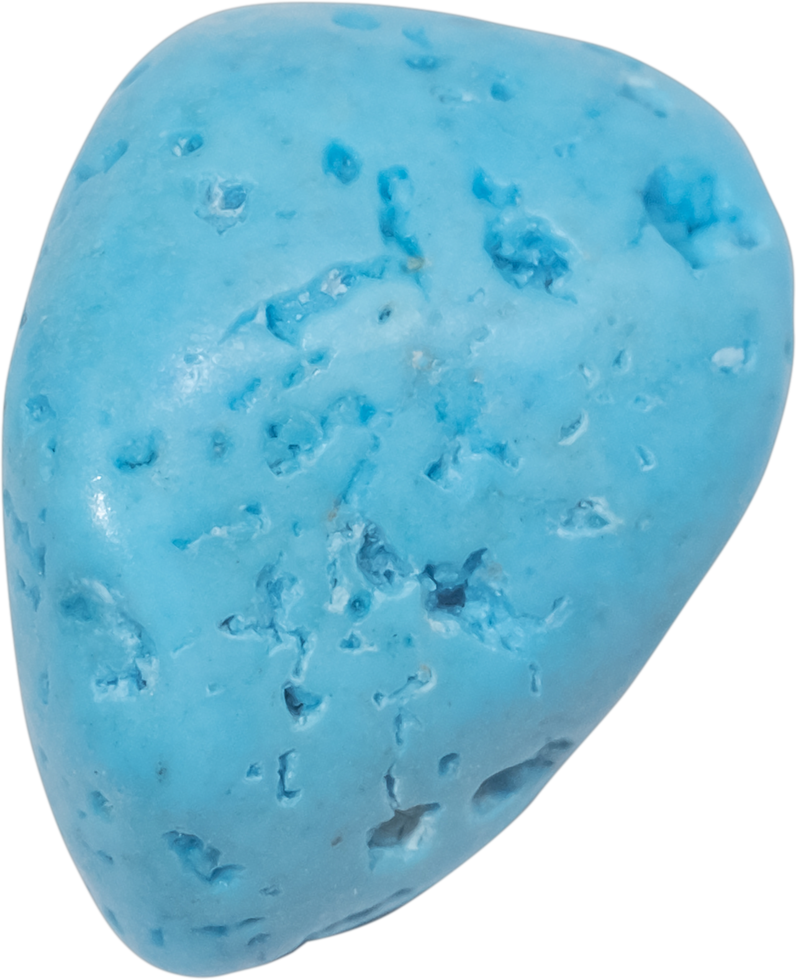healing stone cut out on transparent background. png