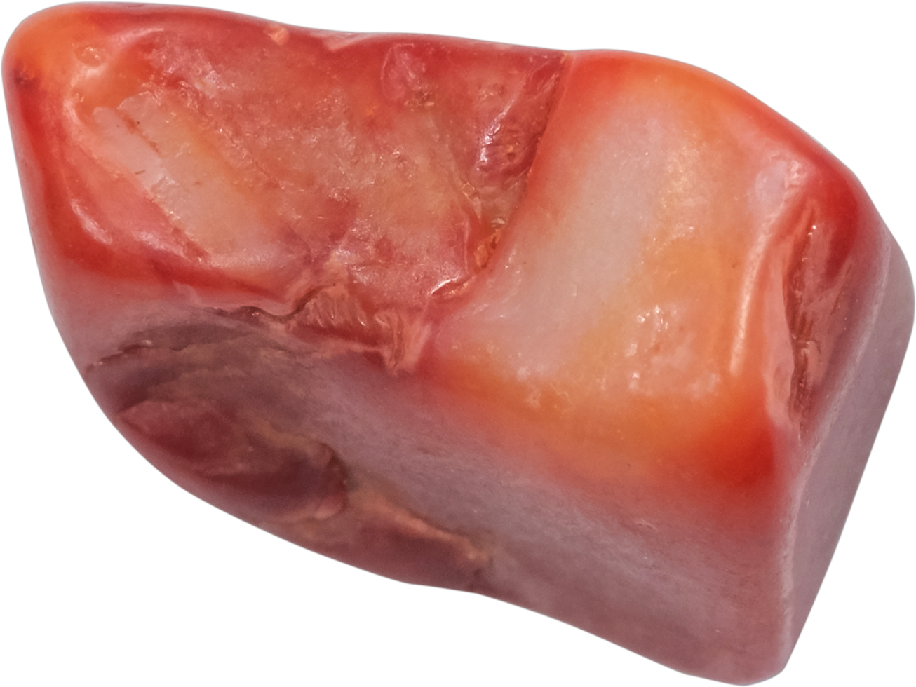 healing stone cut out on transparent background. png