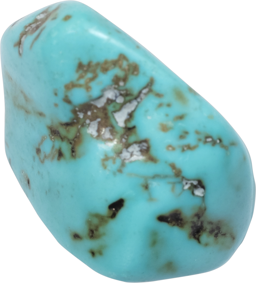 healing stone cut out on transparent background. png