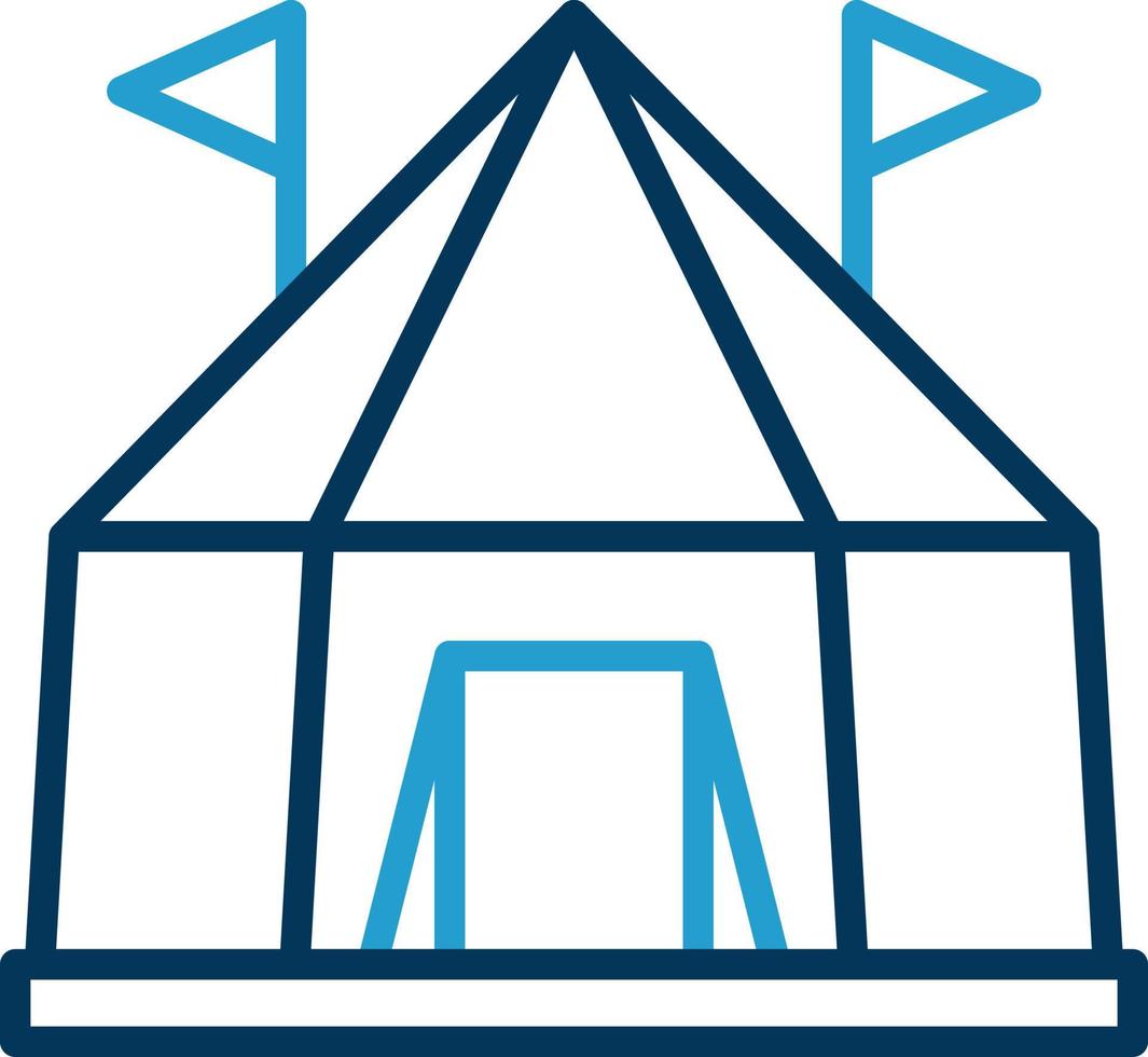 Circus Tent Vector Icon Design