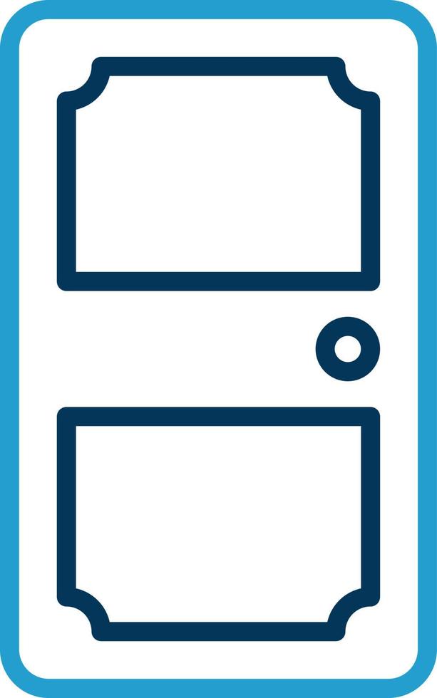 diseño de icono de vector de puerta