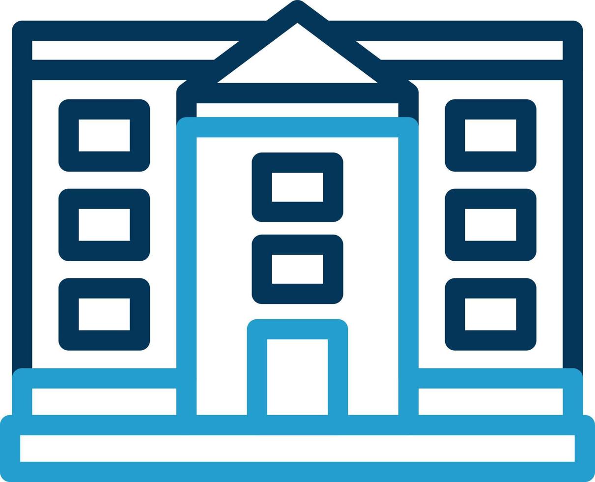 White House Vector Icon Design