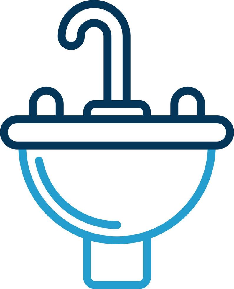 Wash Basin Vector Icon Design