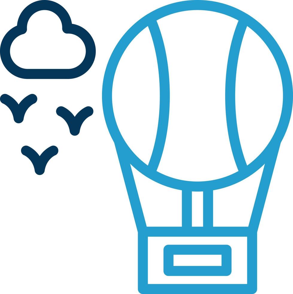 Air Balloon Vector Icon Design