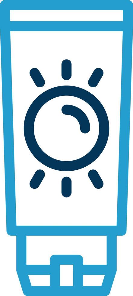 Sunblock Vector Icon Design