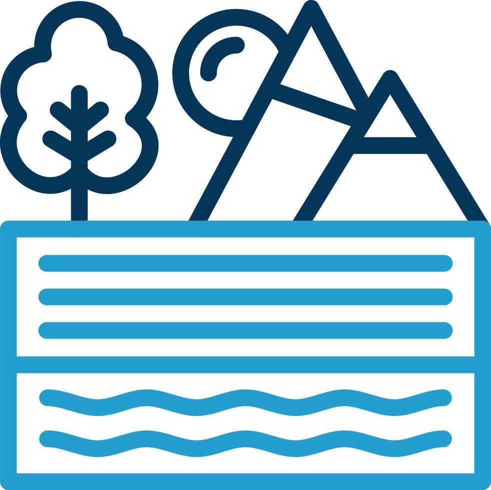Valley Vector Icon Design