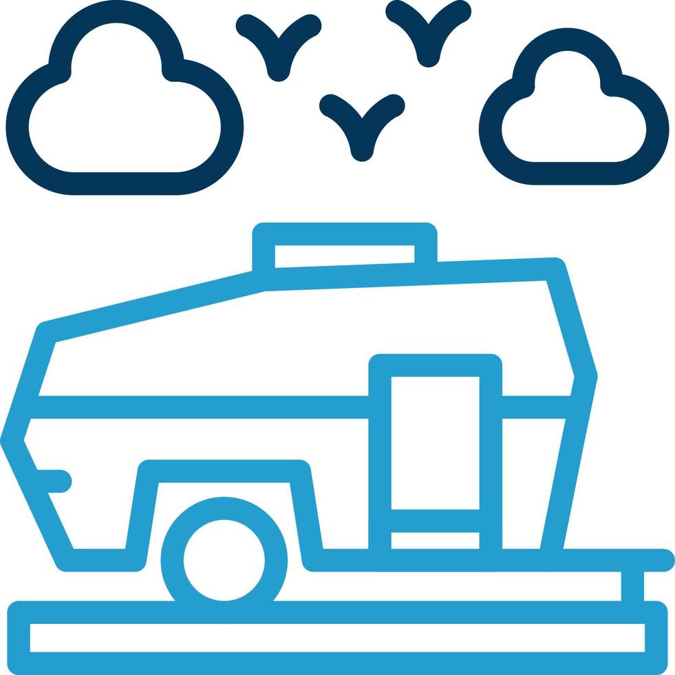 Caravan Vector Icon Design