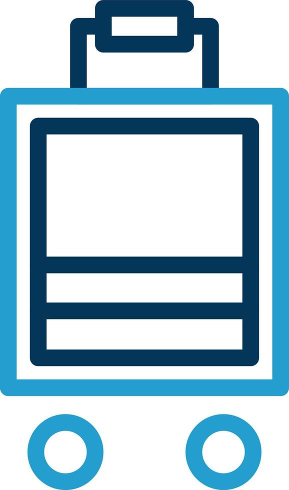 Baggages Vector Icon Design