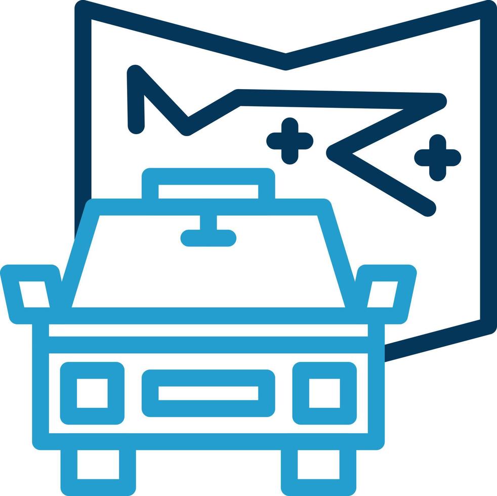 Route Vector Icon Design