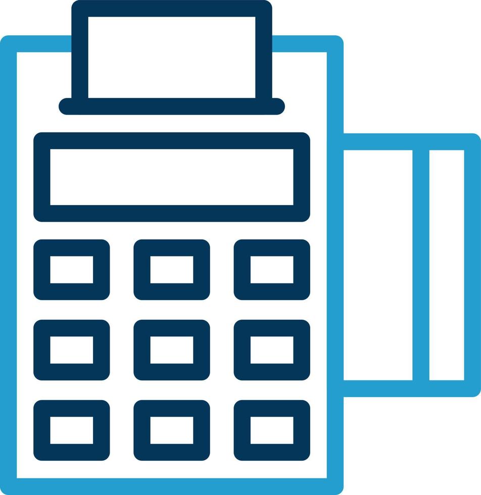Pos Terminal Vector Icon Design