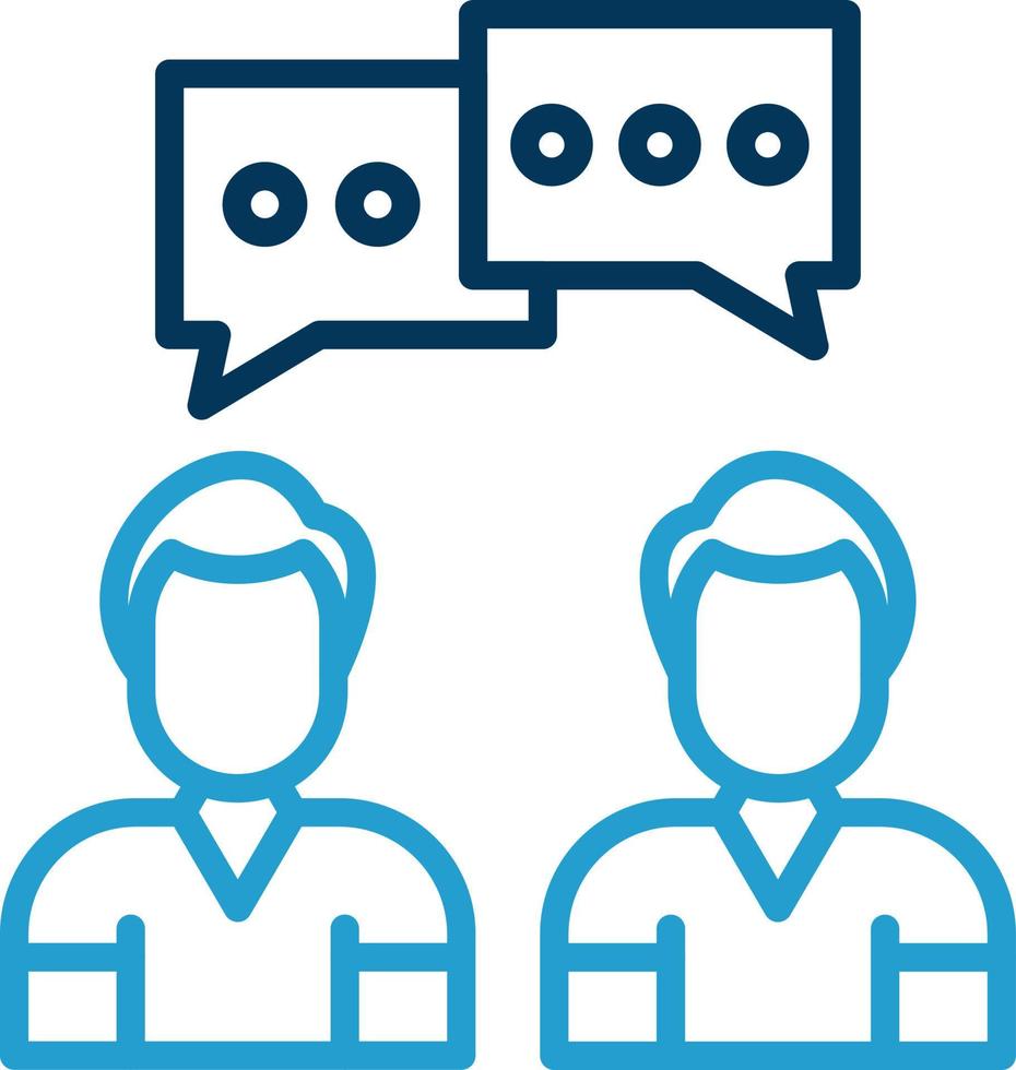 Conversation Vector Icon Design