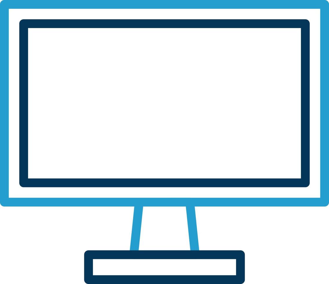 diseño de icono de vector de pantalla de monitor