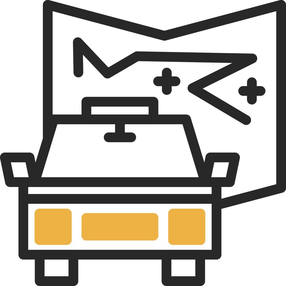 Route Vector Icon Design