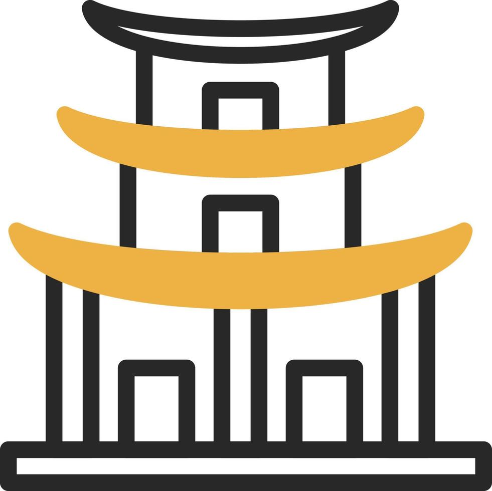 Temple Vector Icon Design