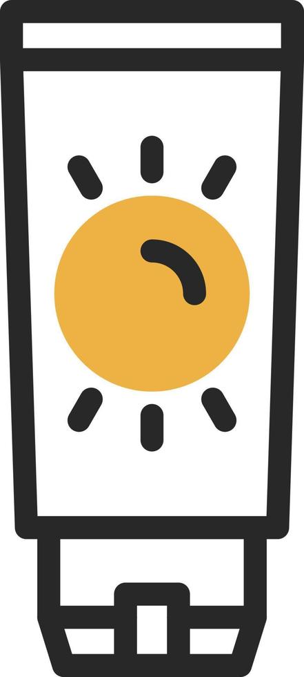 diseño de icono de vector de bloqueador solar