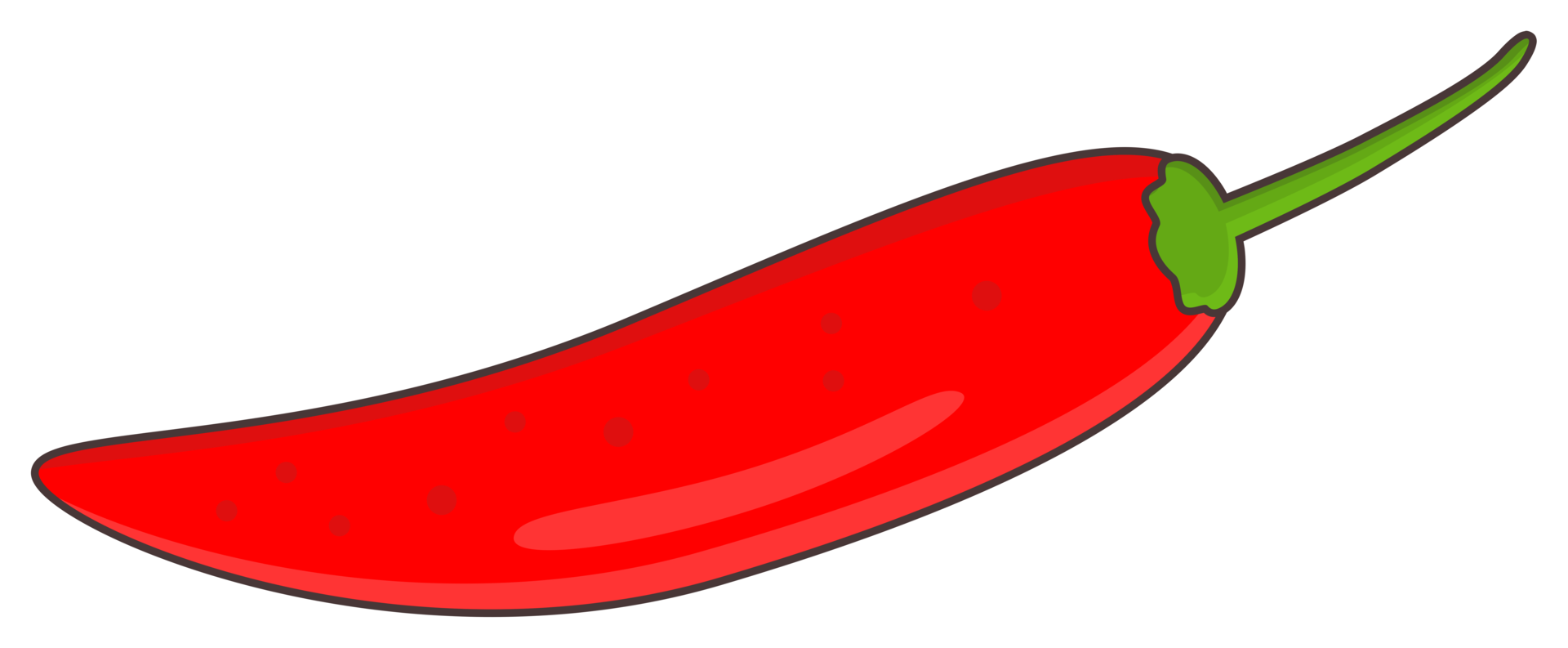 chili objekt klistermärke png