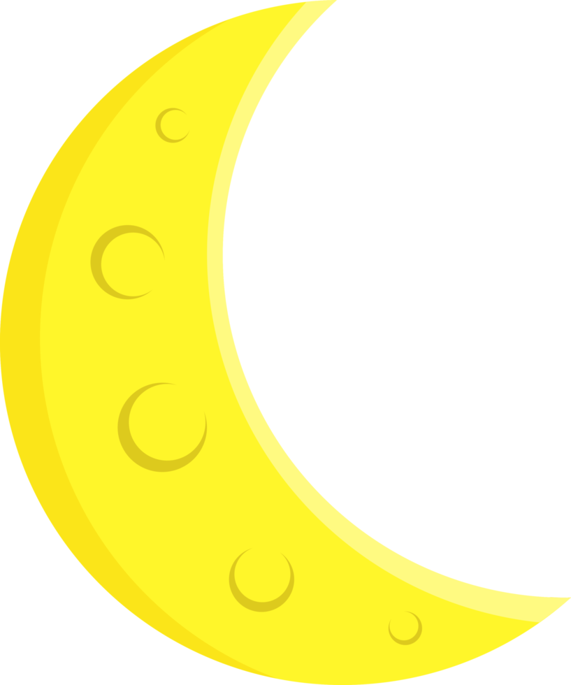 yellow moon png