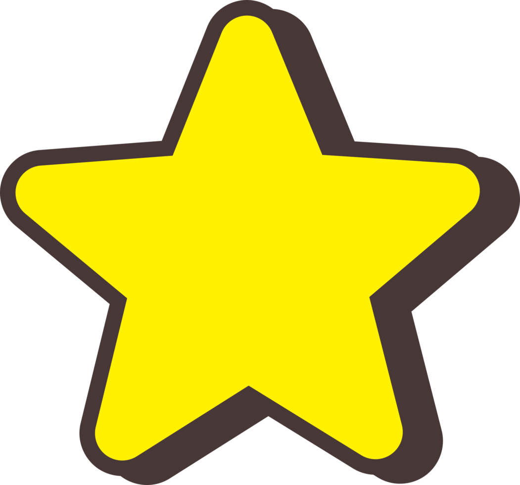 estrella retro png 21126716 PNG