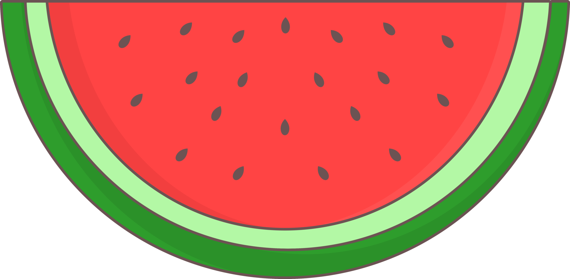 watermelon slice icon png