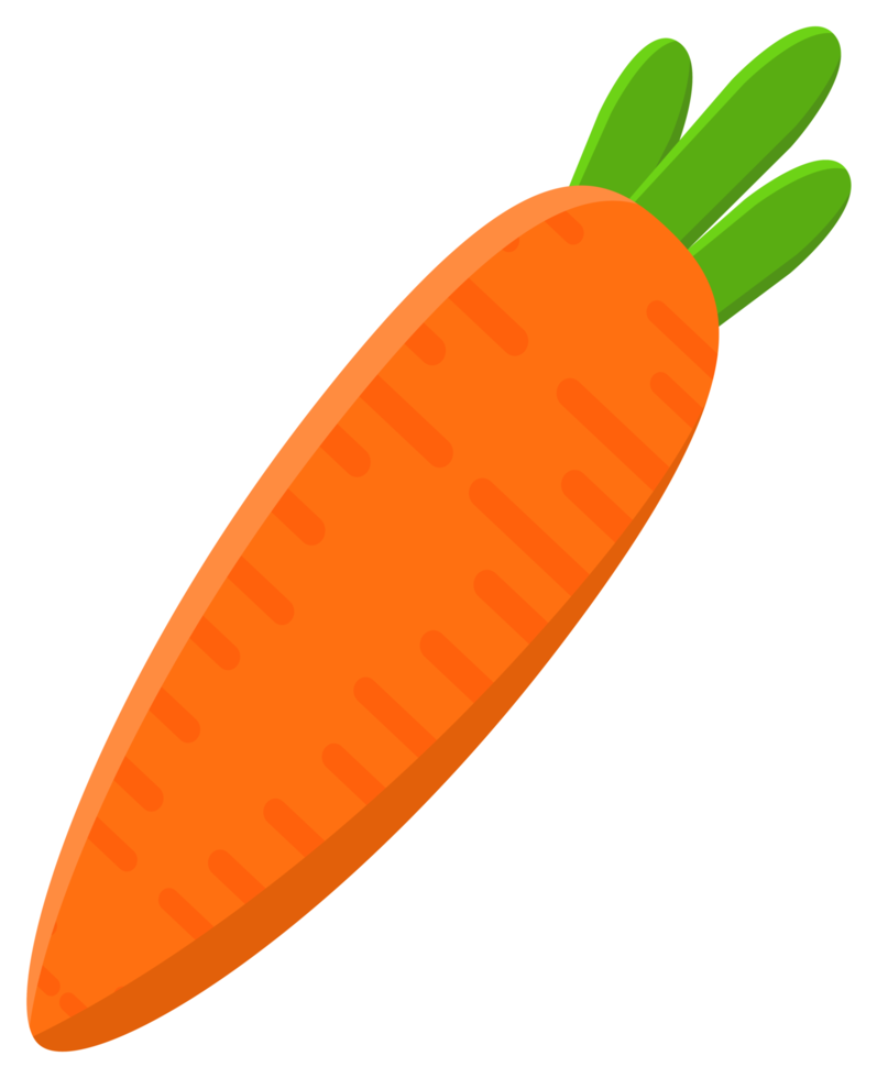 Zanahoria objeto pegatina png