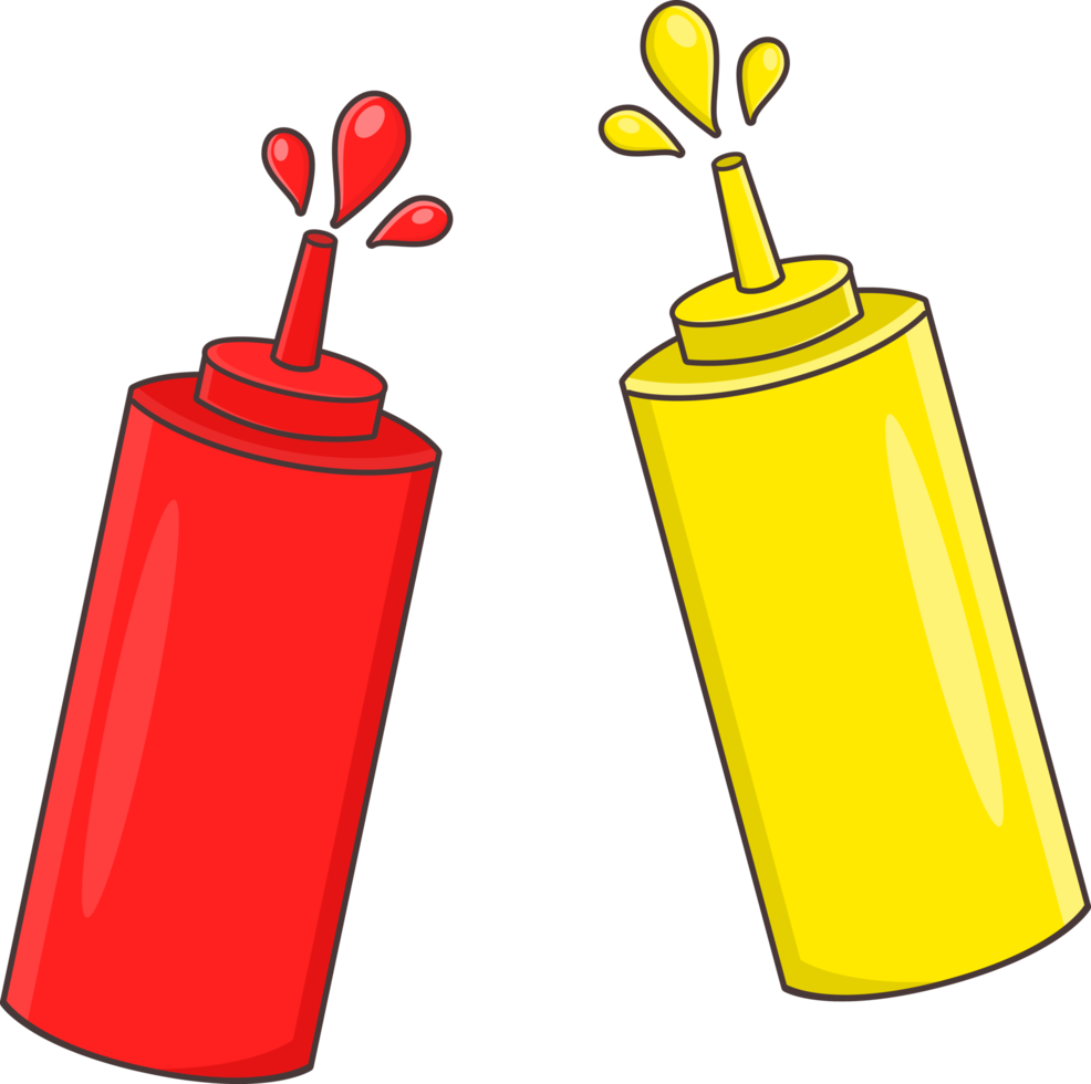 ketchup and mustard png