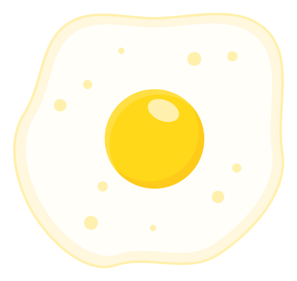 fried egg food sticker png