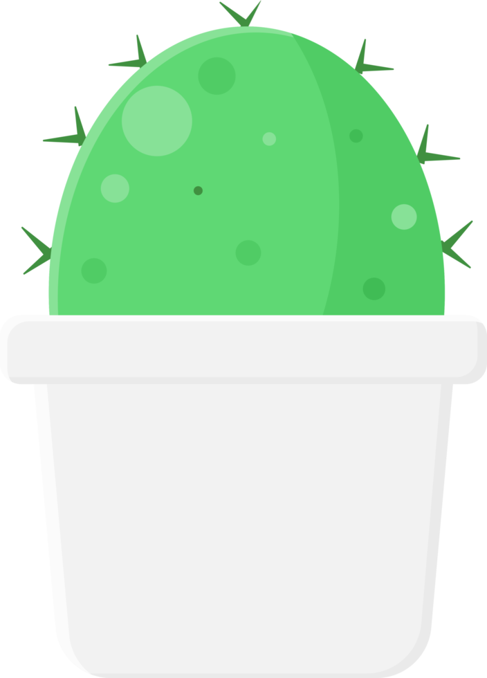 cactus in a pot sticker png