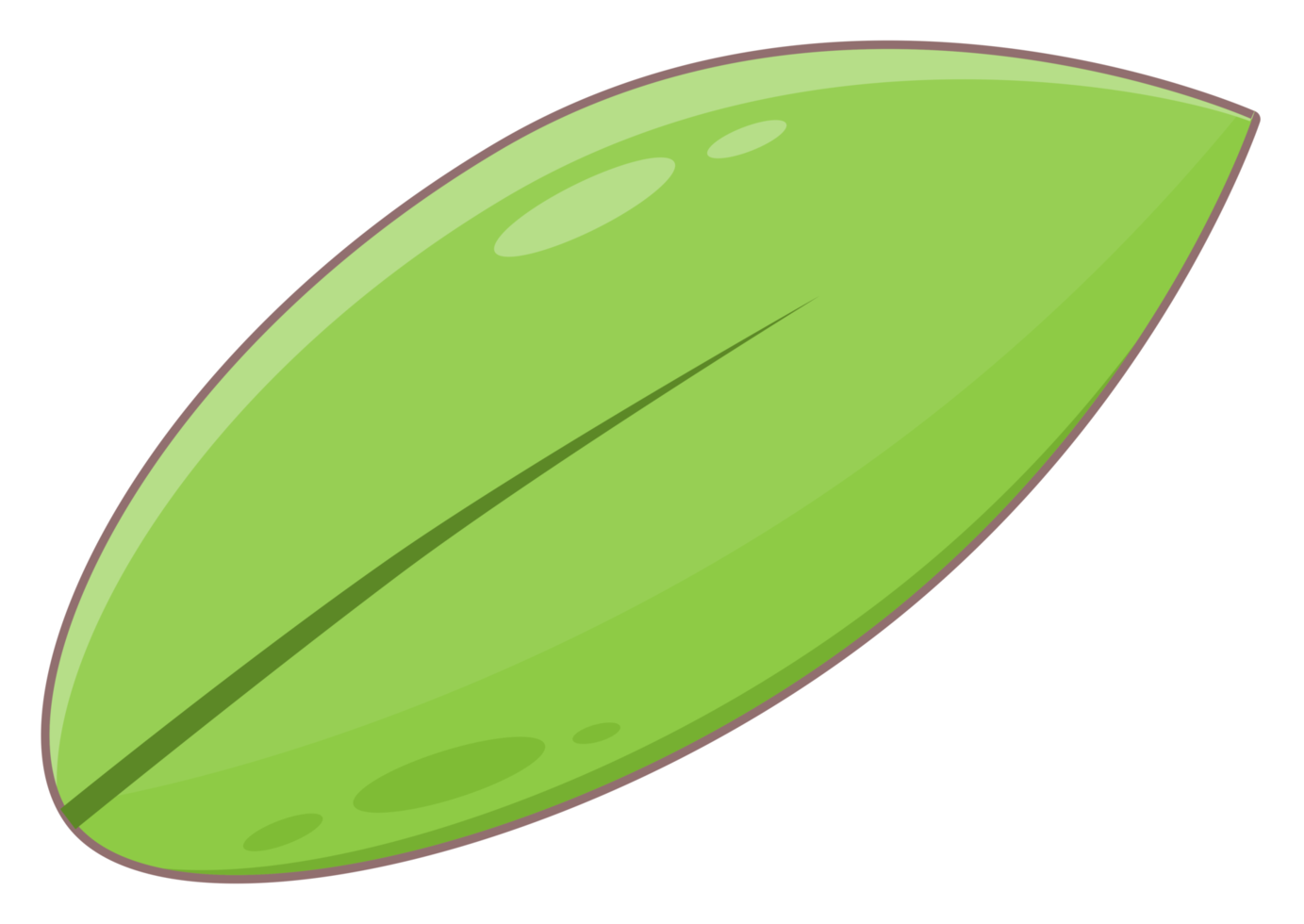 vert feuille autocollant png