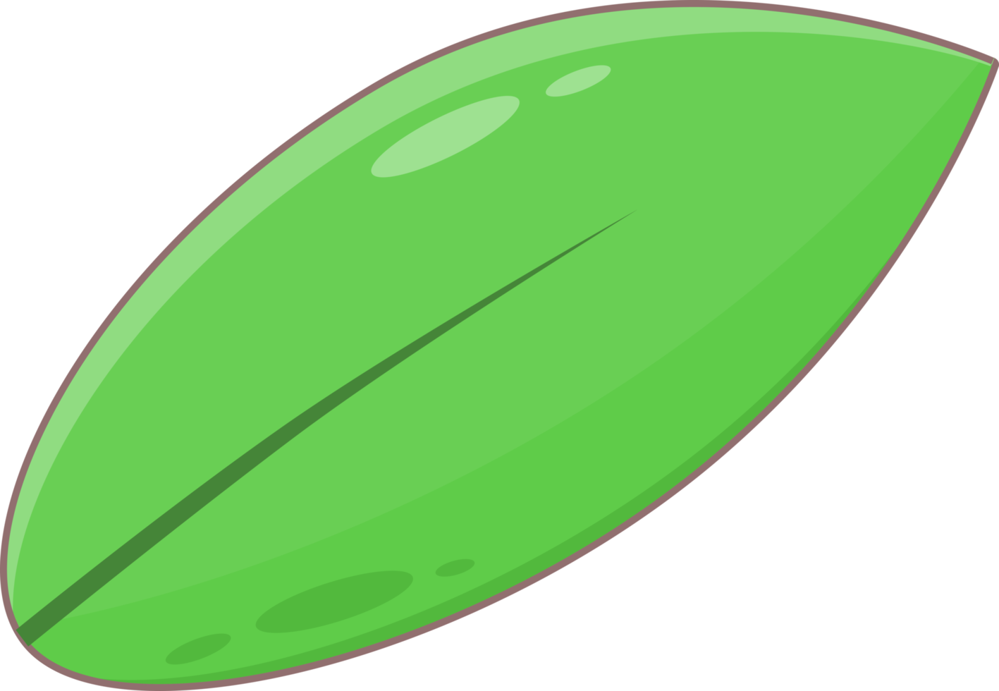 ícone de folha verde png