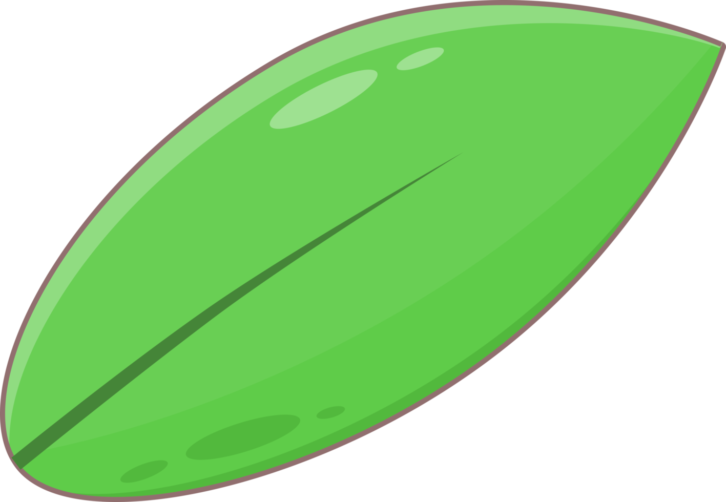 icône de feuille verte png