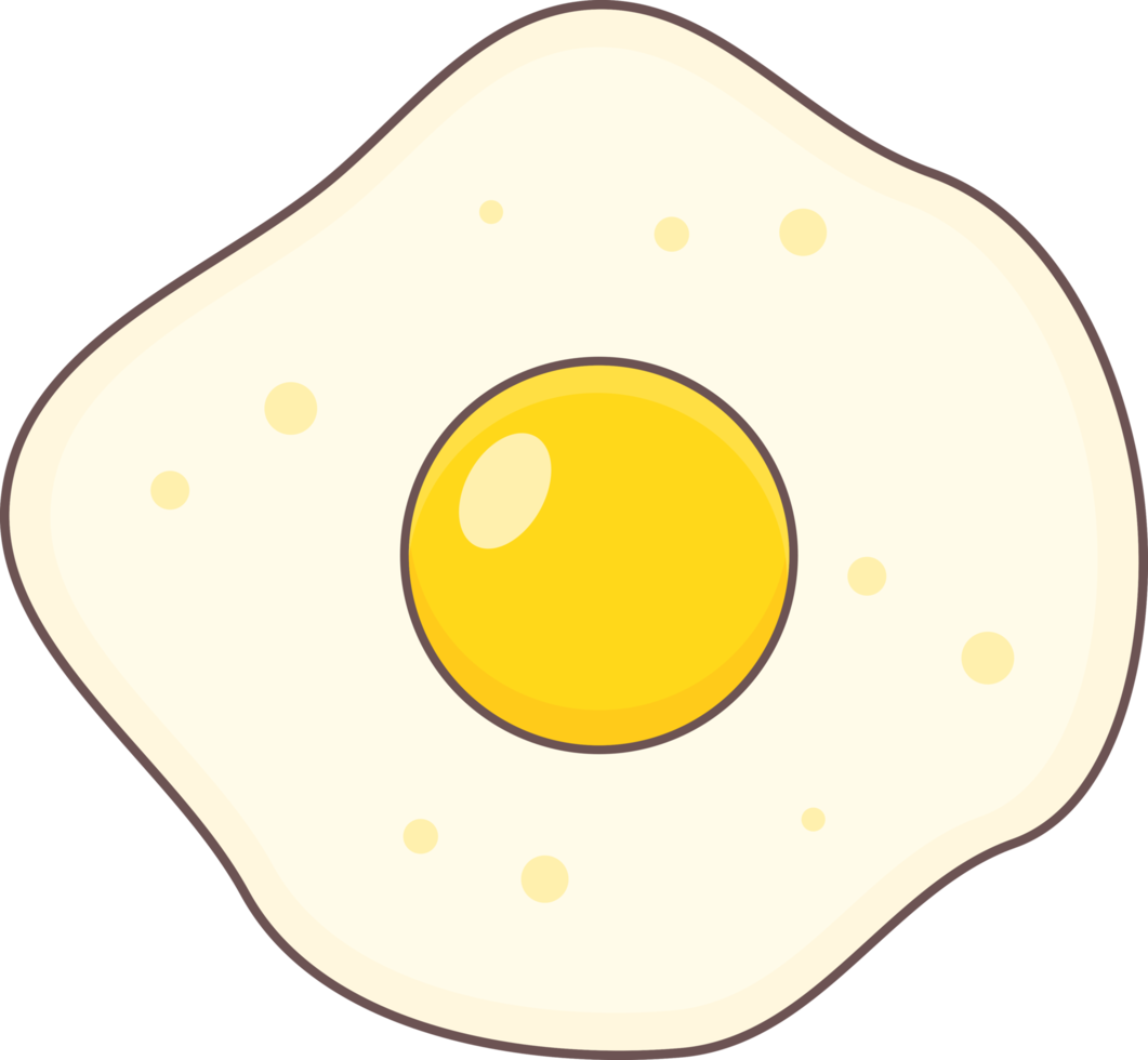 fried egg food png