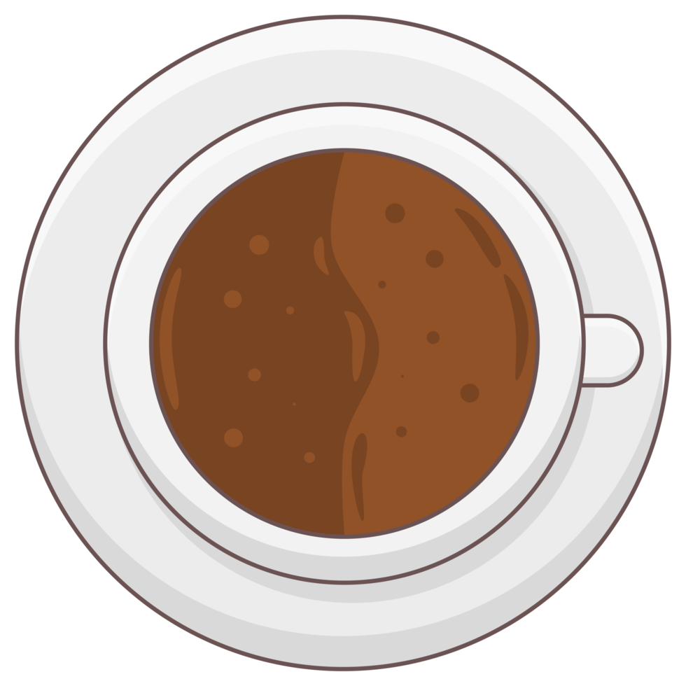 heiß Kaffee Tasse Aufkleber png