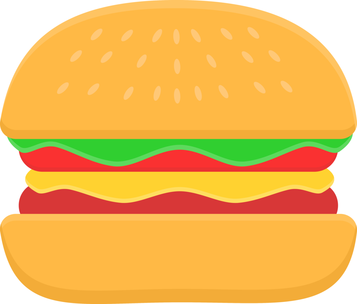 hamburguesa aislado icono png