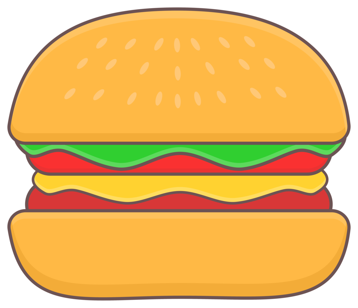 burger sticker png