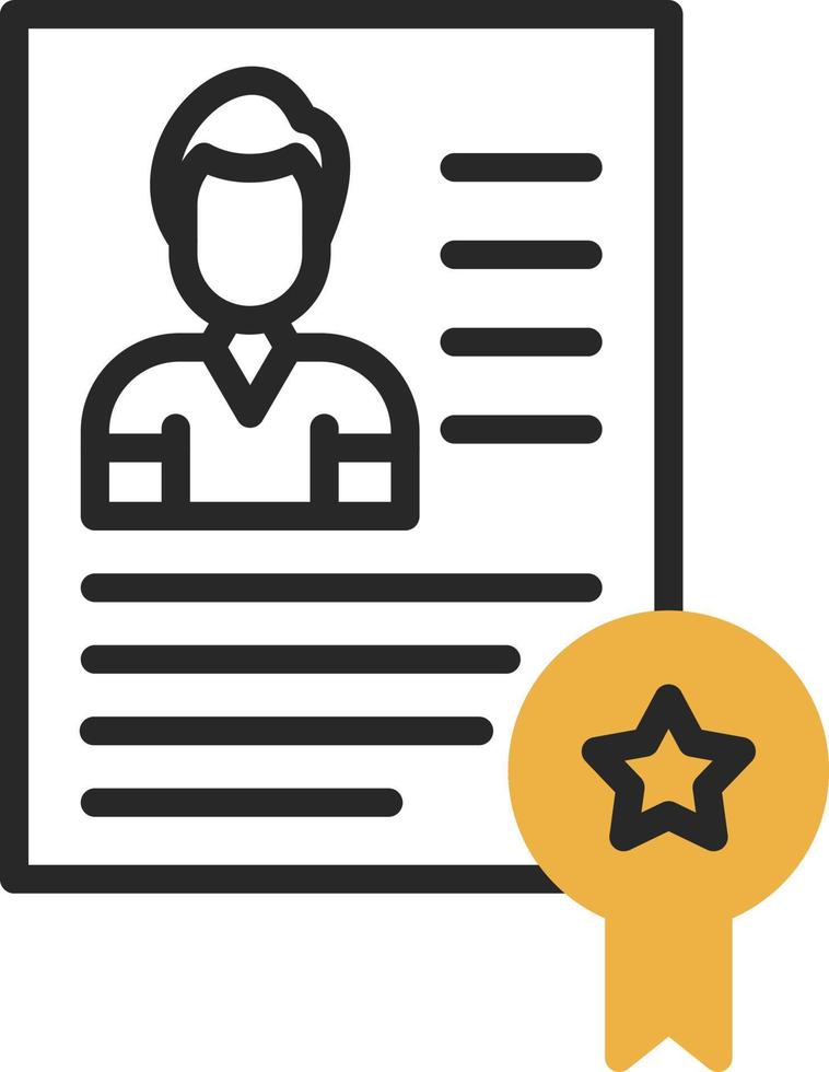 diseño de icono de vector de certificado