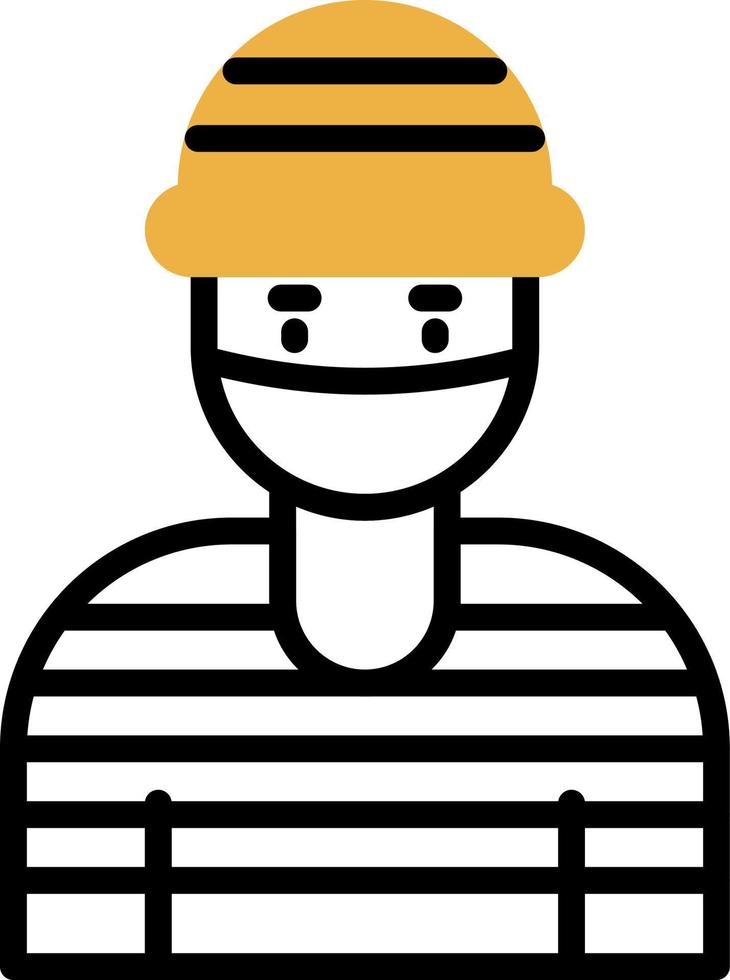 Robber Vector Icon Design