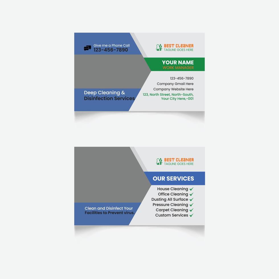 Business Card Design Template vector