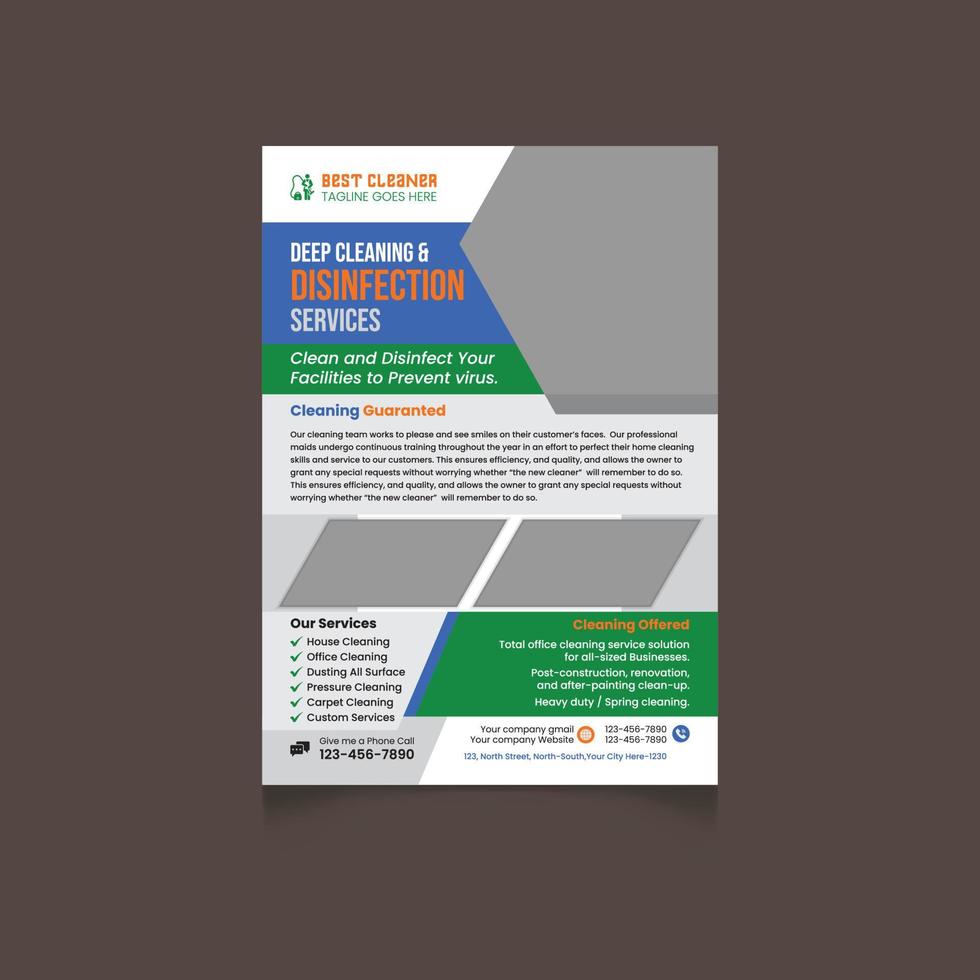 Flyer Design Template vector