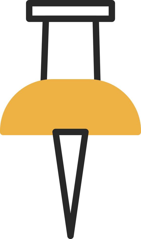 Push Pin Vector Icon Design