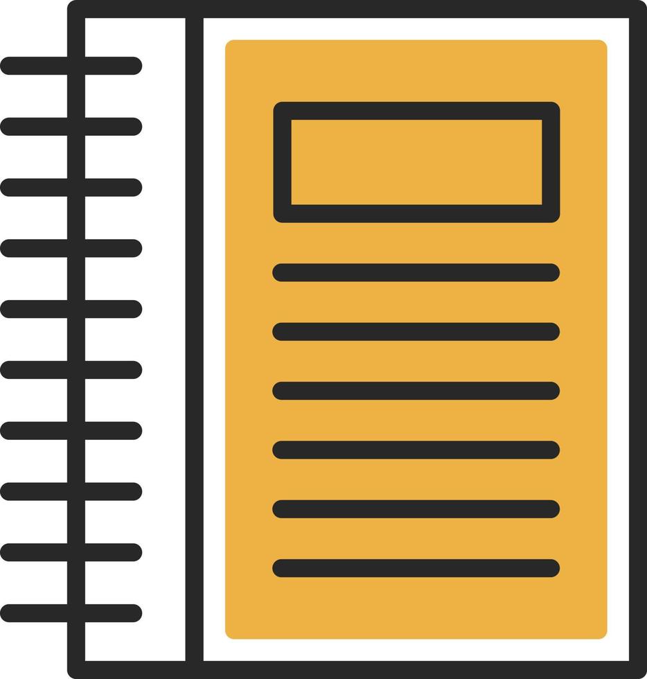 Notebook Vector Icon Design