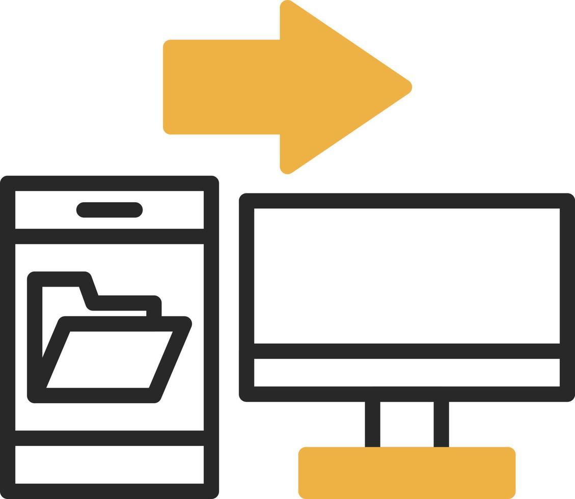 Data Transfer Vector Icon Design