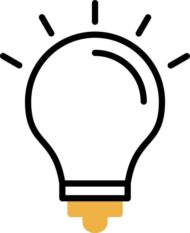 Lightbulb Vector Icon Design