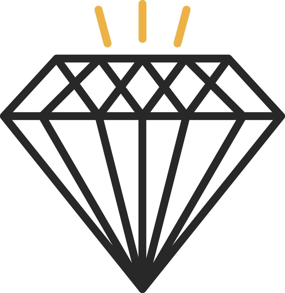 diseño de icono de vector de diamante