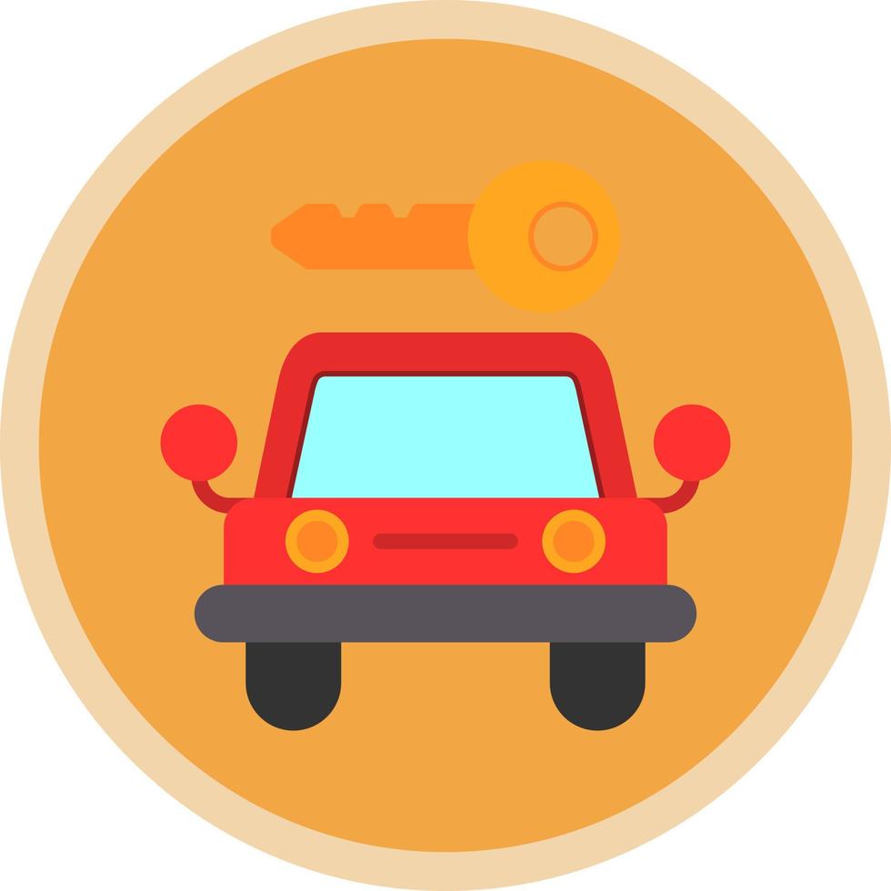 Car Rental Vector Icon Design